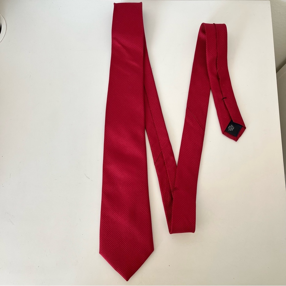 Michael Kors Red Silk Tie